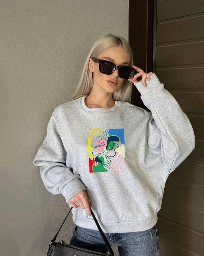 Fashion Aesthetic Art Print Thin Hoodies