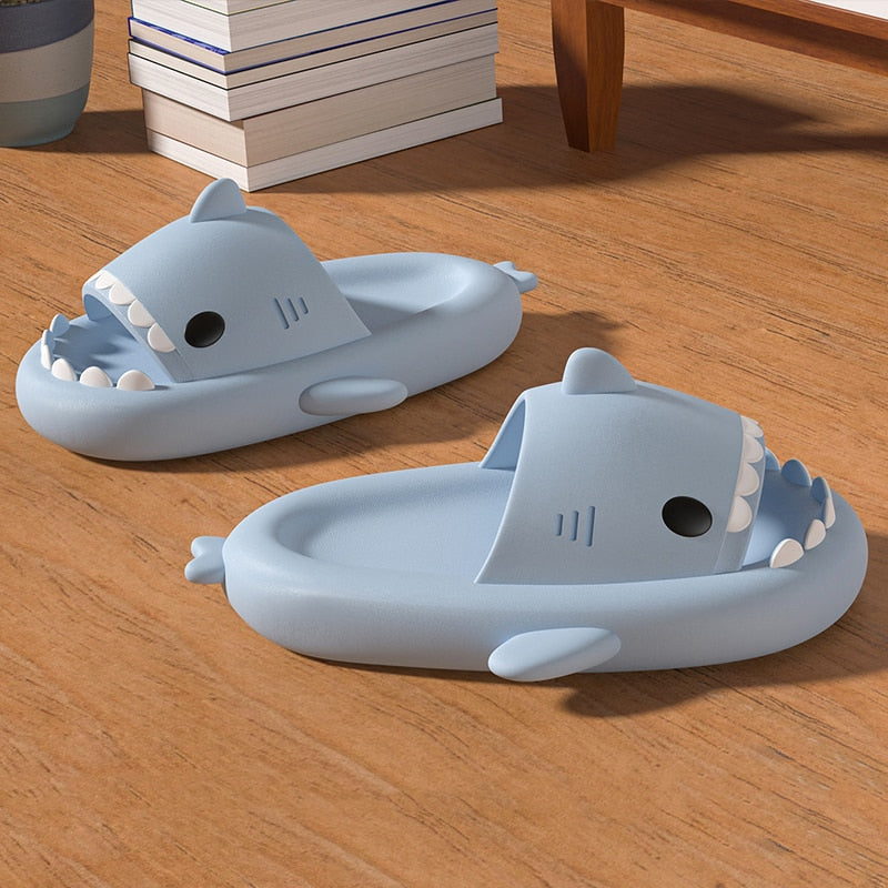 Shark Slippers Anti-skid EVA Solid