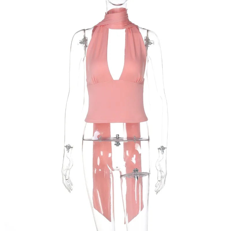 Women's Sexy Strappy Blouse