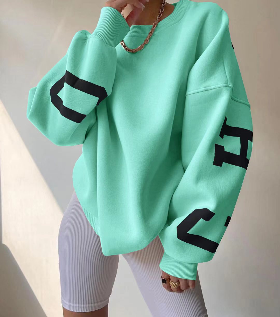Casual Fashion Printing Versatile Sweatshirt