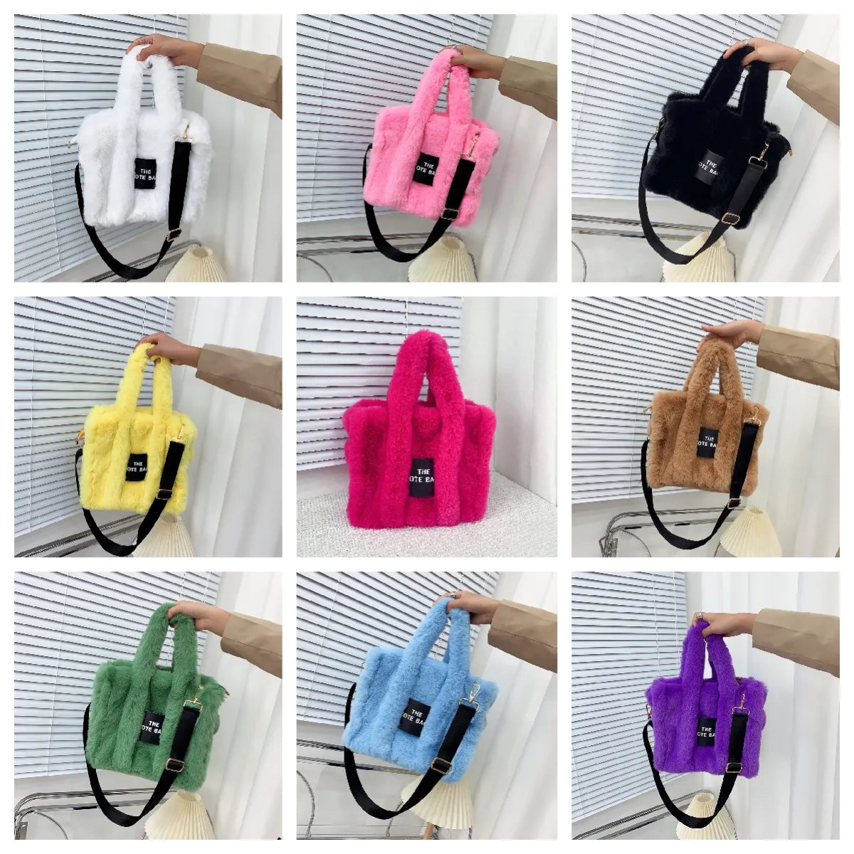 Plush Shoulder Crossbody Bags