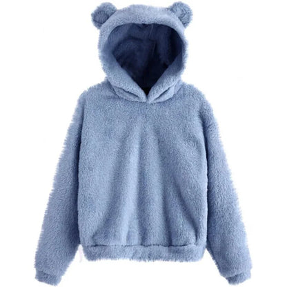 Bear Ear Plush Cute Hoodies