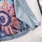 Floral Printing  Denim Jackets