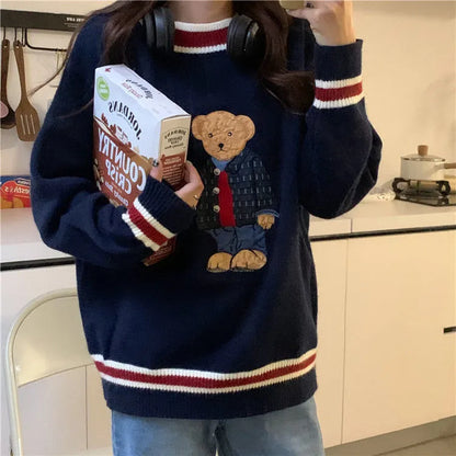Bear-y Cute Pullover Sweater