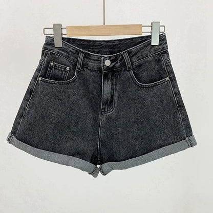 Vintage Style Denim Shorts