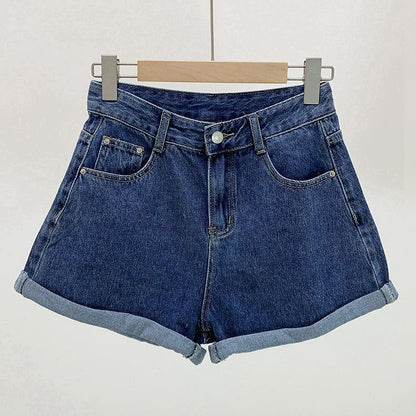 Vintage Style Denim Shorts