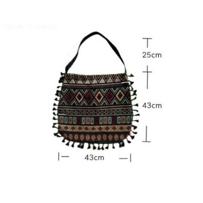 Vintage Bohemian Fringe Shoulder Bag