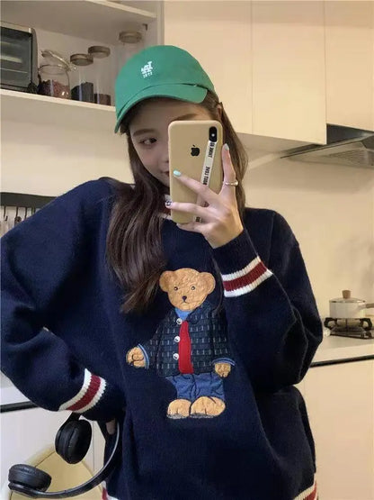 Bear-y Cute Pullover Sweater