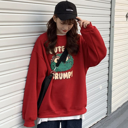 O-Neck Printed Simple Streetwear Fashion