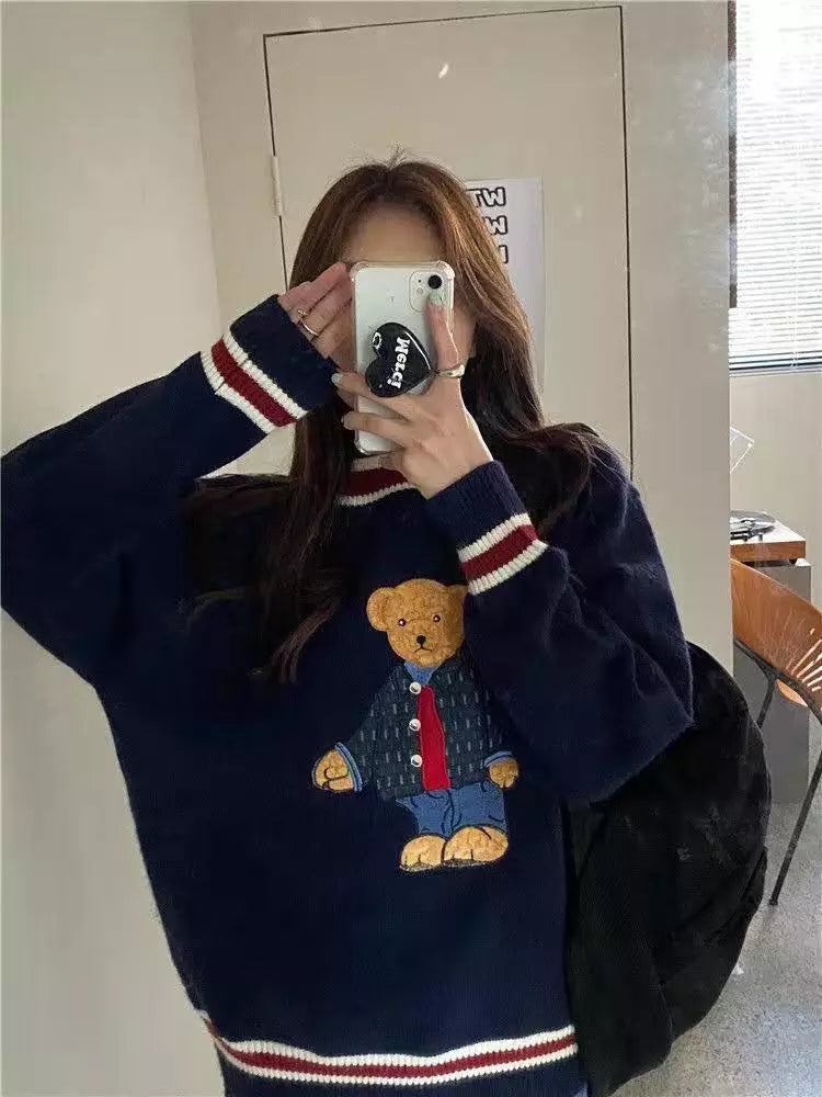 Bear-y Cute Pullover Sweater