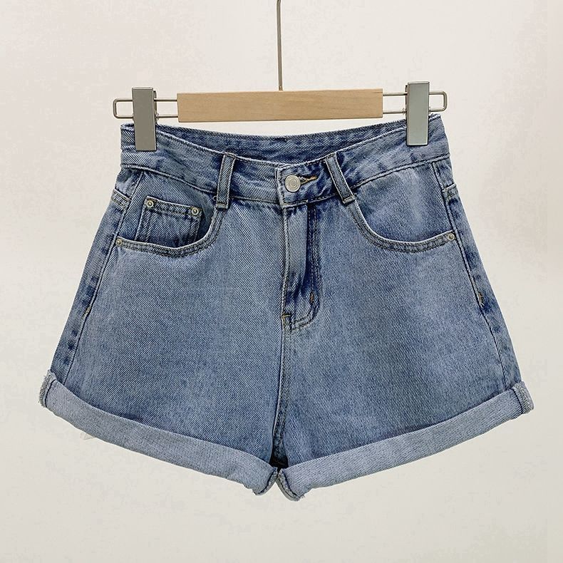Vintage Style Denim Shorts