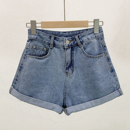 Vintage Style Denim Shorts