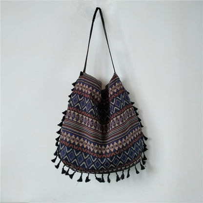 Vintage Bohemian Fringe Shoulder Bag