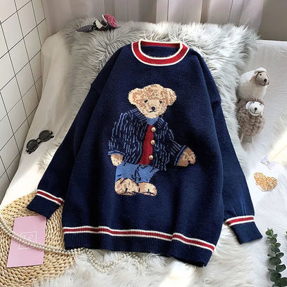 Bear-y Cute Pullover Sweater