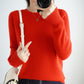 Pure Wool Cashmere O-neck Sweater