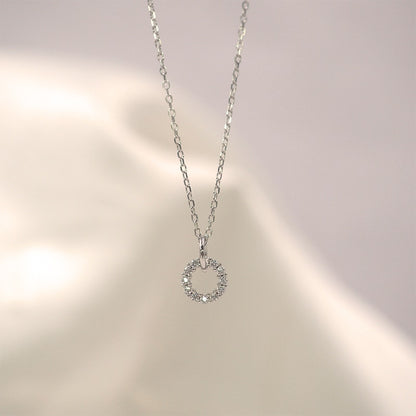 Diamond Geometric Double Necklace