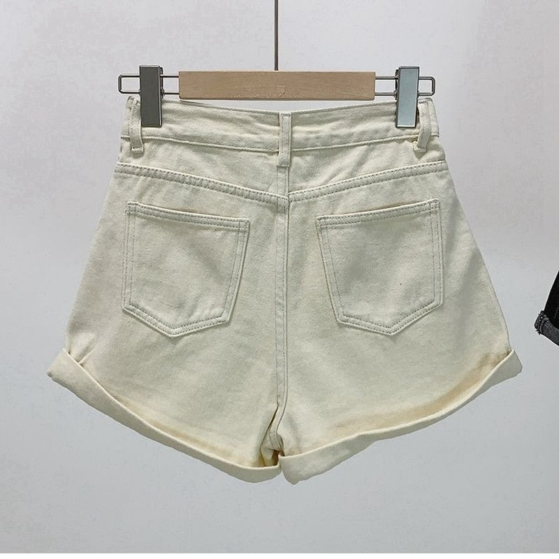 Vintage Style Denim Shorts