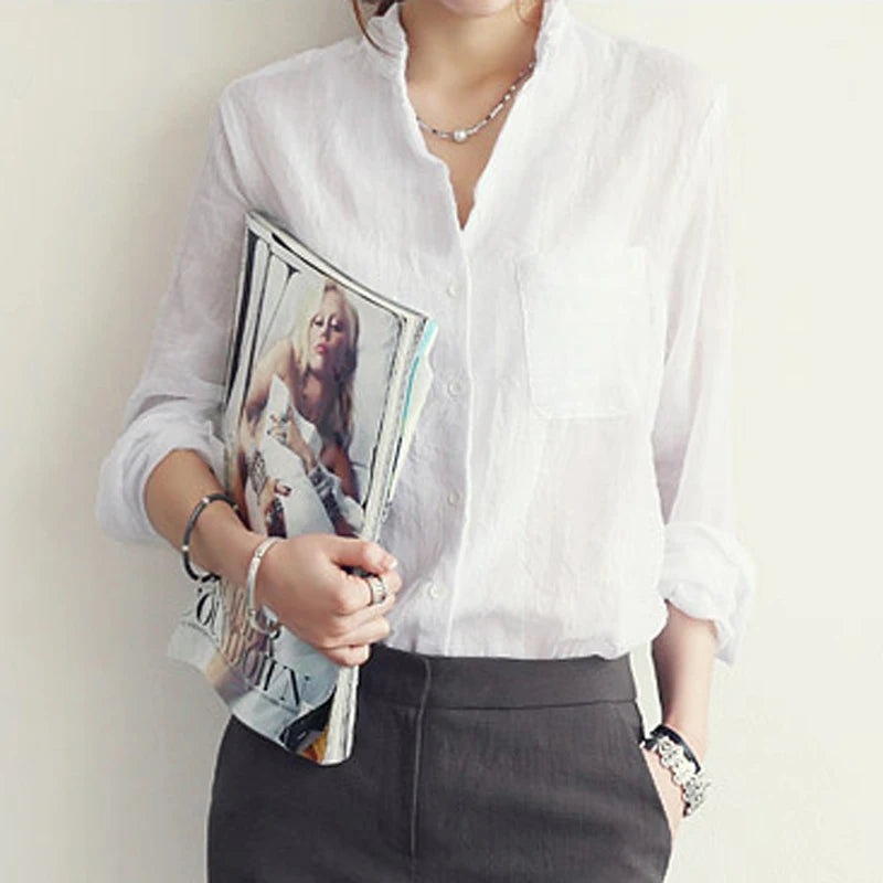 Linen Women Shirt