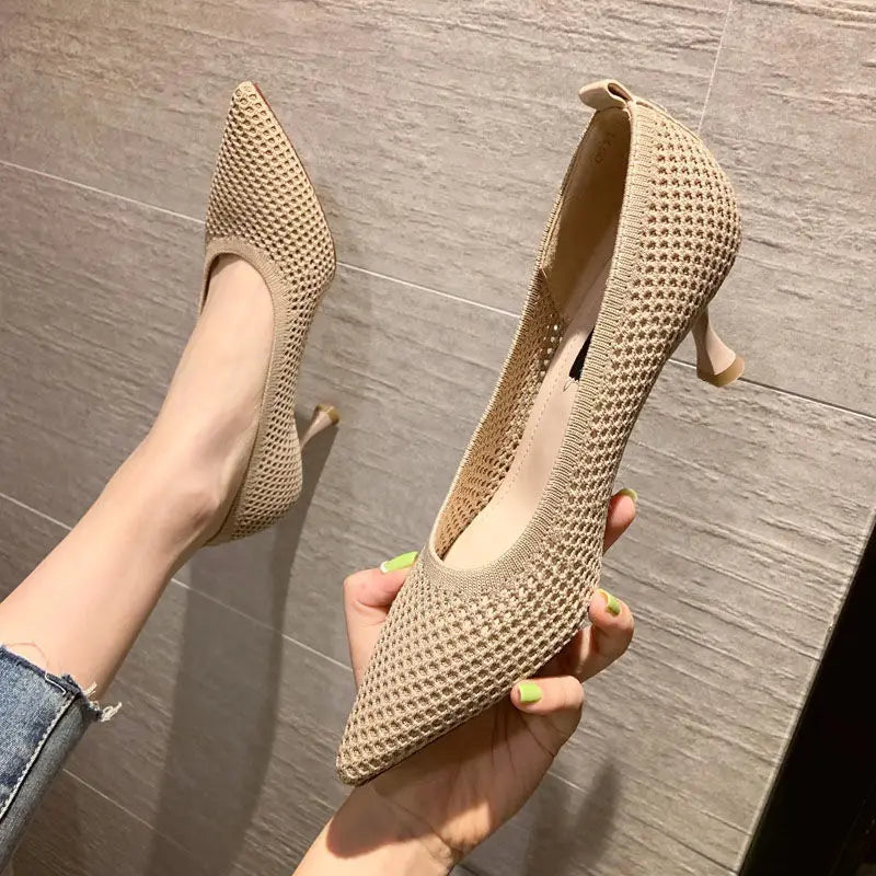 Comfortable Triangle Heeled Shoes