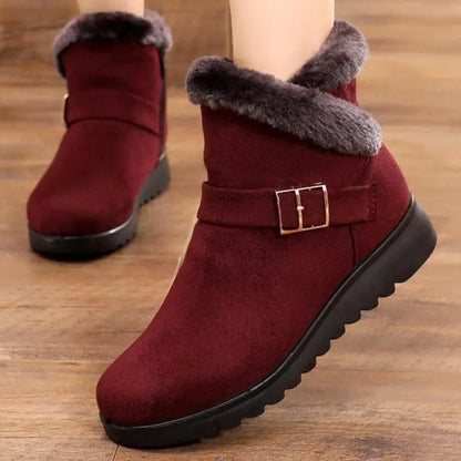 Thick Plush Snow Boots Women