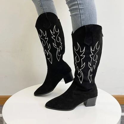 Embroidered Cowboy Boots