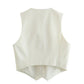 V Neck Sleeveless  Vest