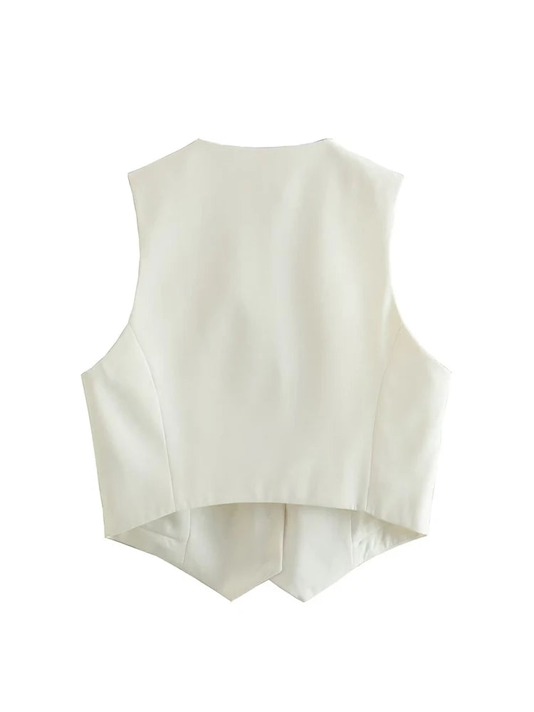 V Neck Sleeveless  Vest