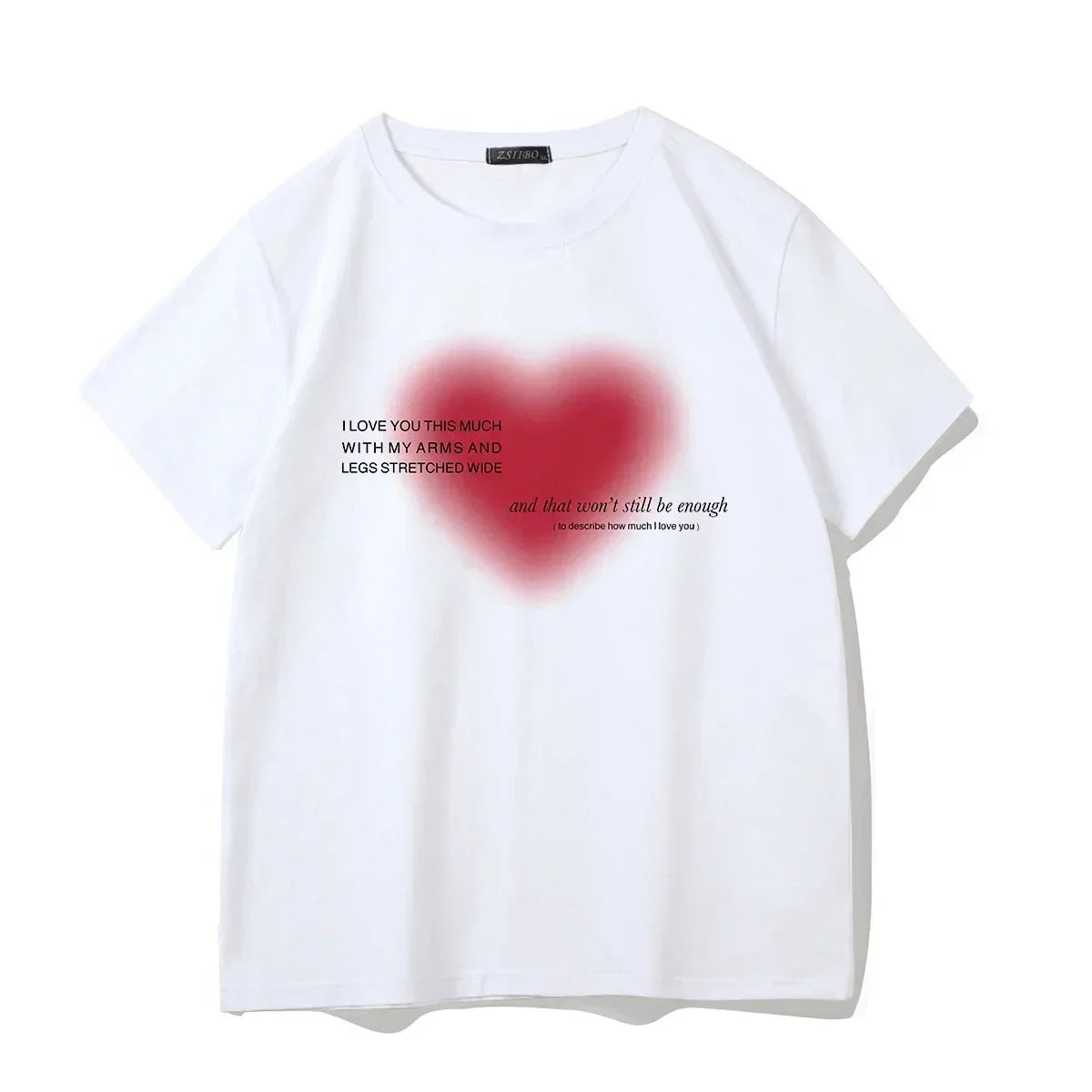 Heart Print T-Shirt