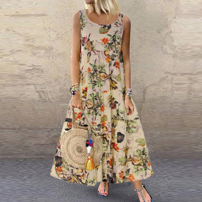 Bohemian Casual Maxi Dress Casual