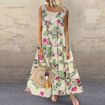 Bohemian Casual Maxi Dress Casual