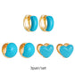 Multicolor Cute Hoop Earrings