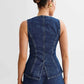 Denim Women Two Pieces Sets