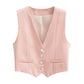 V Neck Sleeveless  Vest