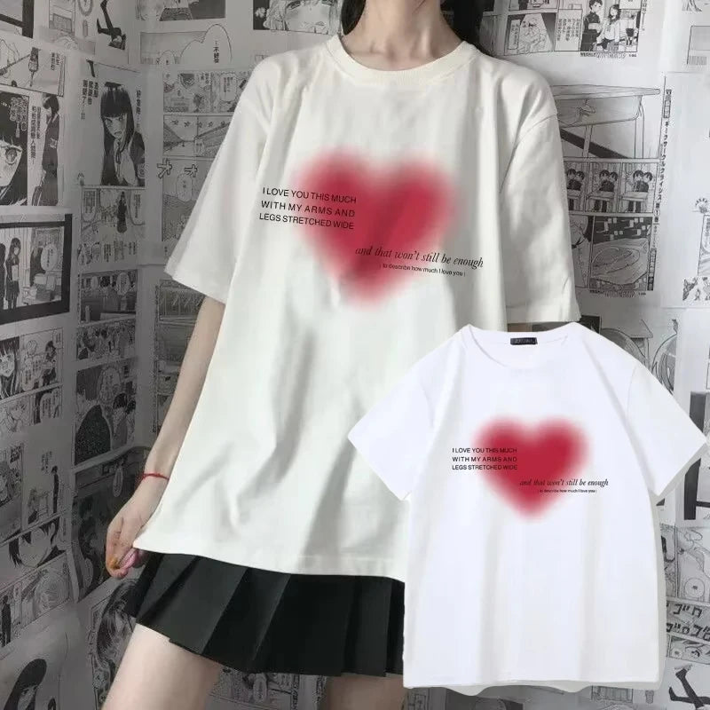 Heart Print T-Shirt