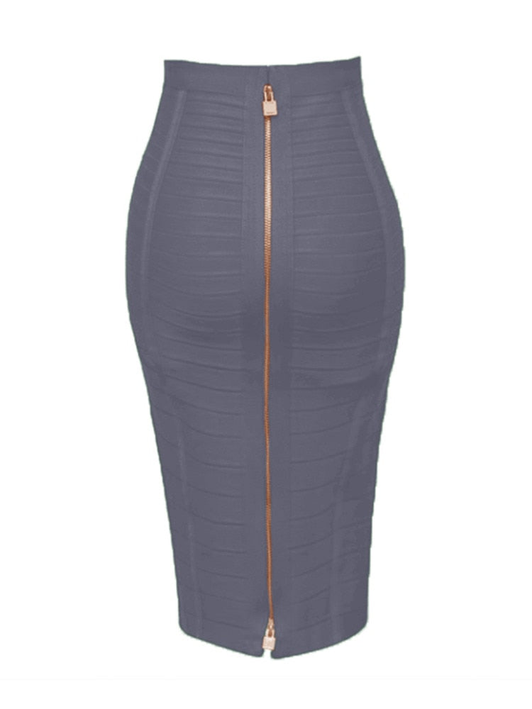 Sexy Solid Pencil Skirt