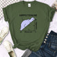 Hippo Sleeping On Math Problem Printing T-Shirt