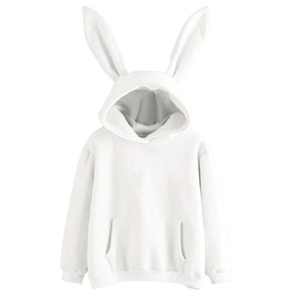 Rabbit Ears Solid Color Hoodies
