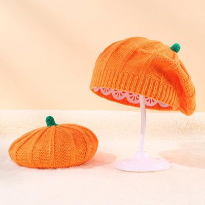 Halloween Pumpkin Beret