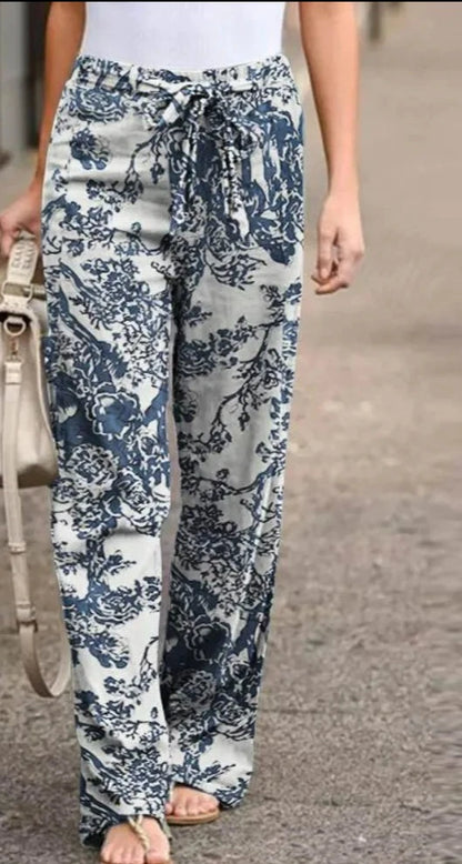 Rahat Lastikli Bel Pamuklu Pantolon