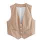 V Neck Sleeveless  Vest