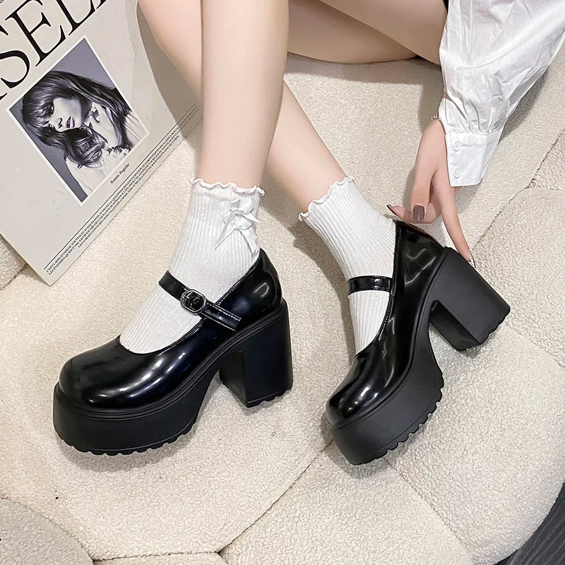 High Platform Thick Heeled Shoes