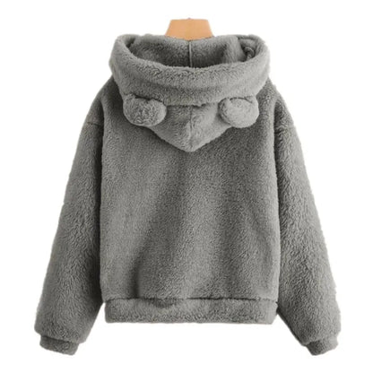 Bear Ear Plush Cute Hoodies