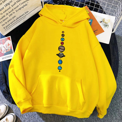Planets Colour Creativity Hoodies