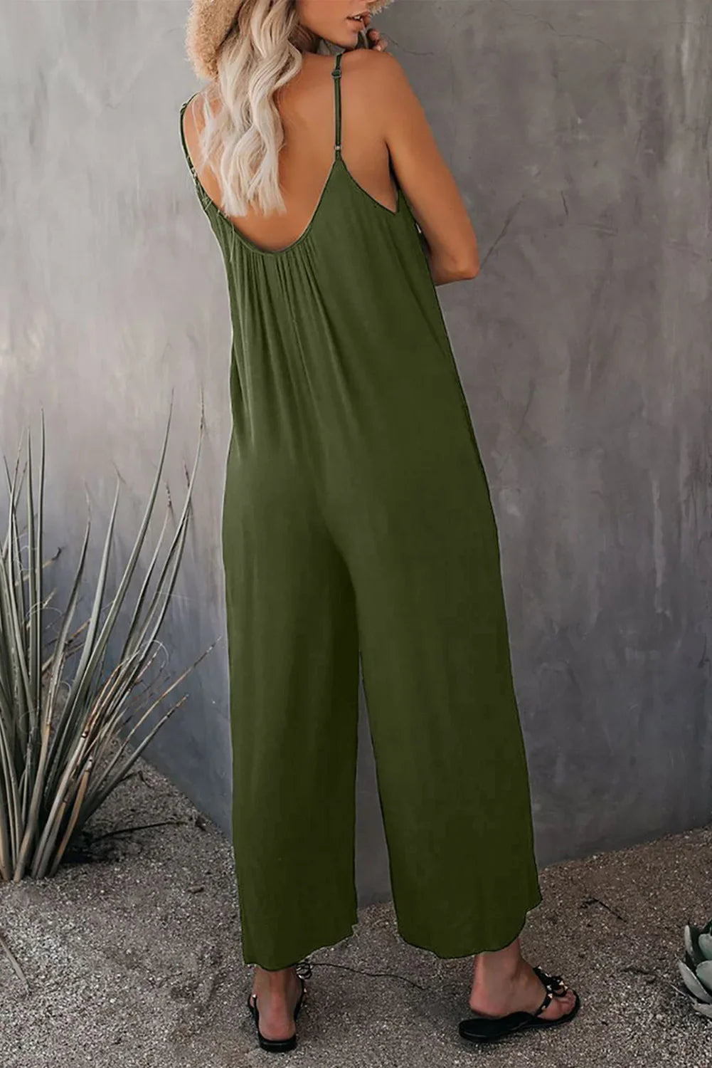 Color Casual Jumpsuit