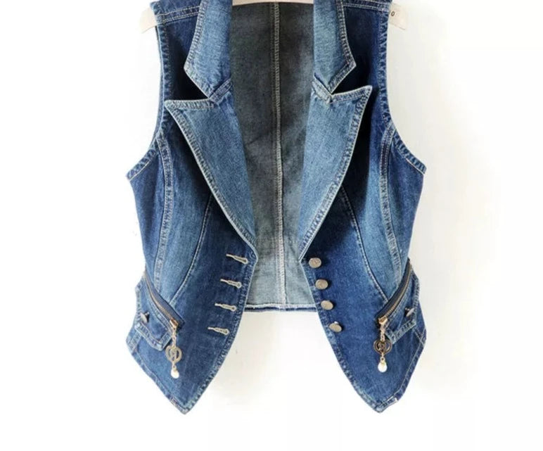 Casual Denim Vest