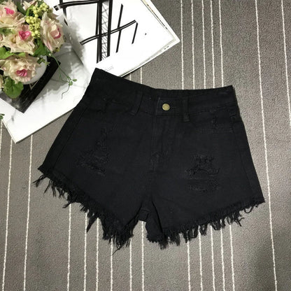 High Waist Denim Shorts