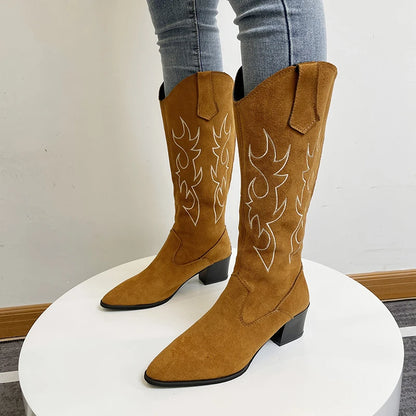 Embroidered Cowboy Boots