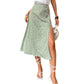 Summer Outfits - Women's Skirt High Waist With Zipper
