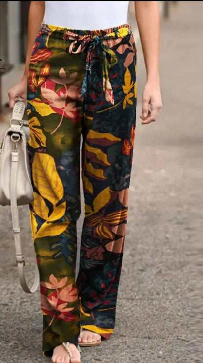 Rahat Lastikli Bel Pamuklu Pantolon