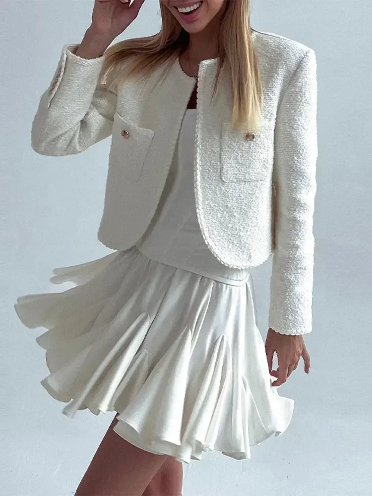 Casual Pleated Fluffy Skirts